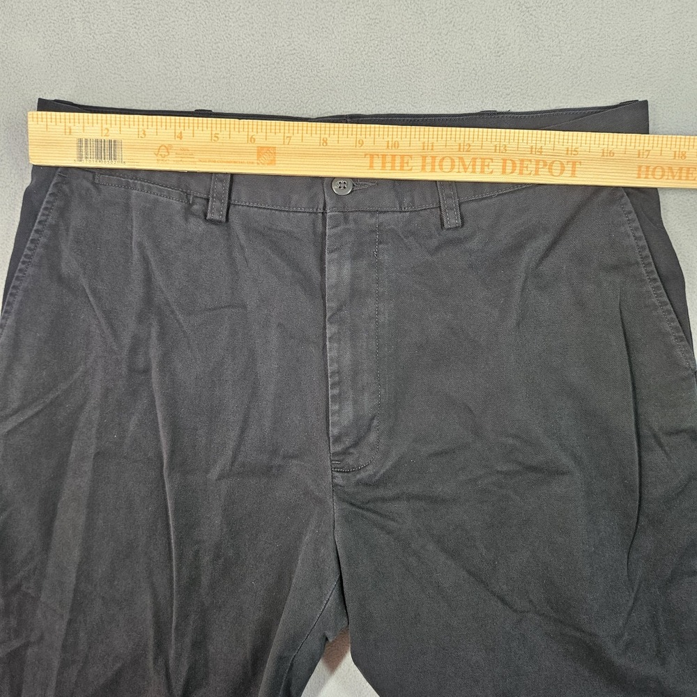 Vintage Polo Ralph Lauren Chino Pants Mens 35x32 Fits (34x31) Black Classic Prep - Picture 9 of 14